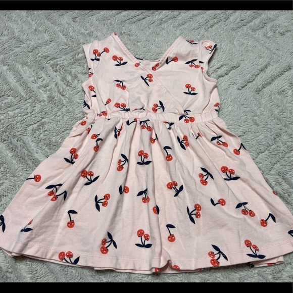 Carters 2T cherry casual dress - Picture 2 of 2